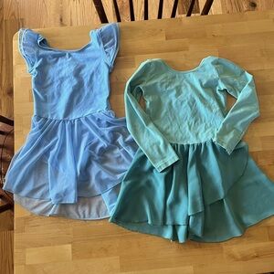 Two dance leotards